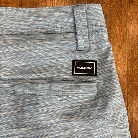 Volcom Men's Heather Sky Blue Flat Front Surf and Turf Shorts - Picture 6 of 8